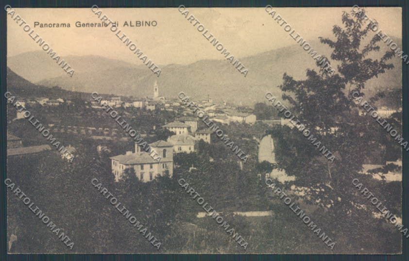 Bergamo Albino cartolina LQ4147 – fronte
