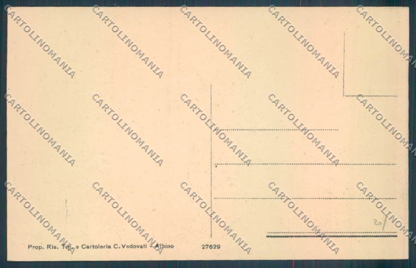 Bergamo Albino cartolina LQ4147 – retro