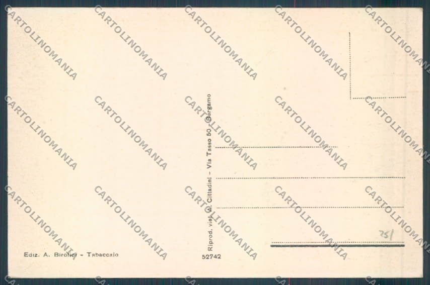Bergamo Albino cartolina LQ4152 – retro