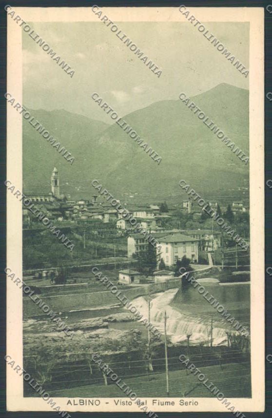 Bergamo Albino cartolina LQ4154 – fronte