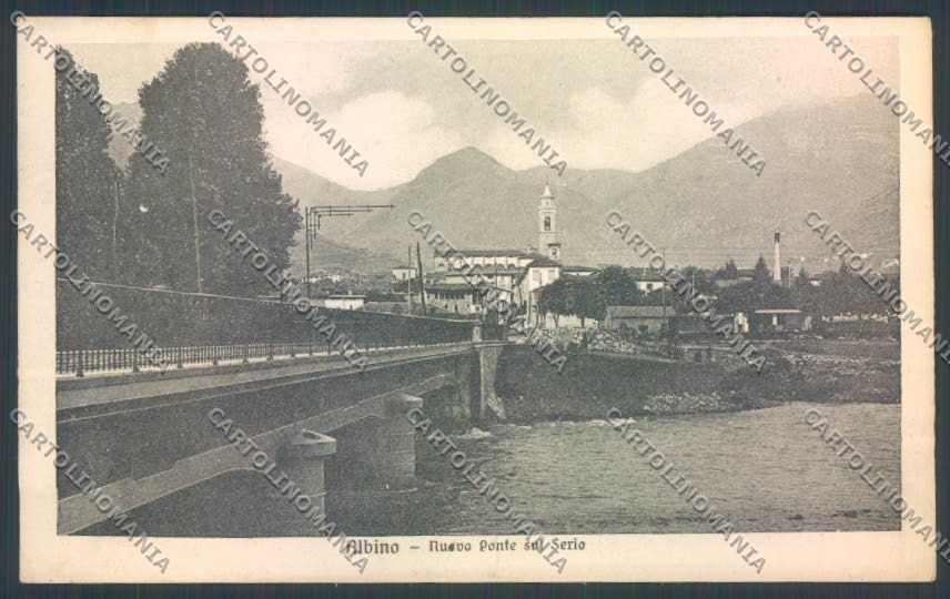 Bergamo Albino cartolina LQ4157 – fronte