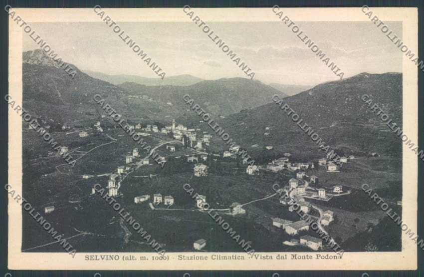 Bergamo Selvino cartolina LQ4158 – fronte