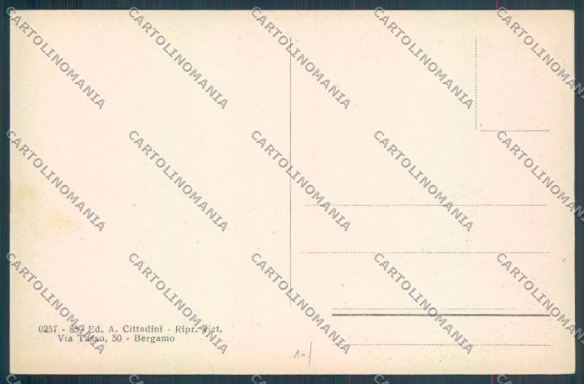 Bergamo Selvino cartolina LQ4158 – retro