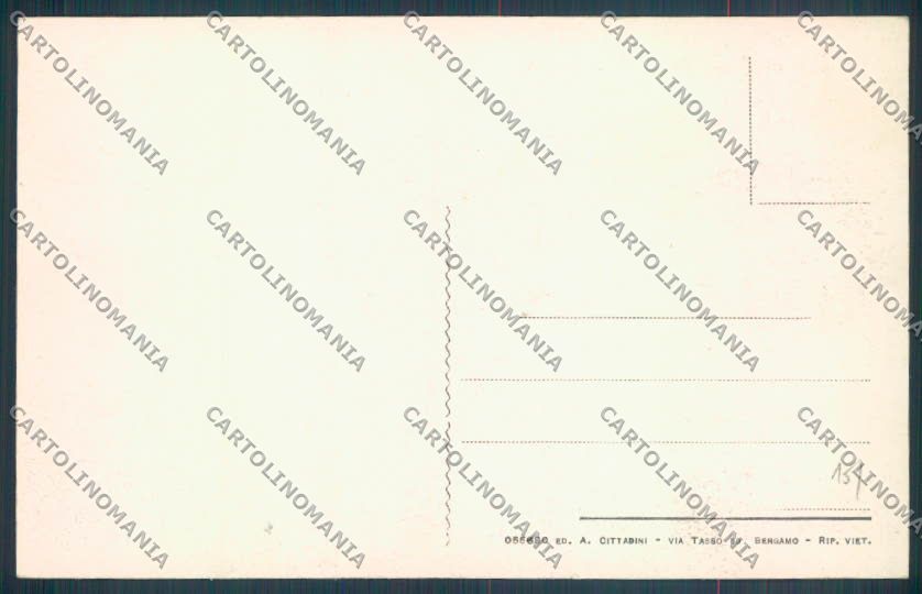 Bergamo Selvino cartolina LQ4164 – retro