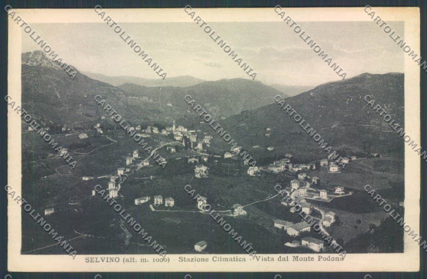 Bergamo Selvino cartolina LQ4167 – fronte