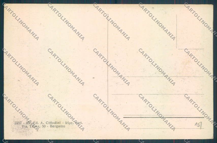 Bergamo Selvino cartolina LQ4167 – retro