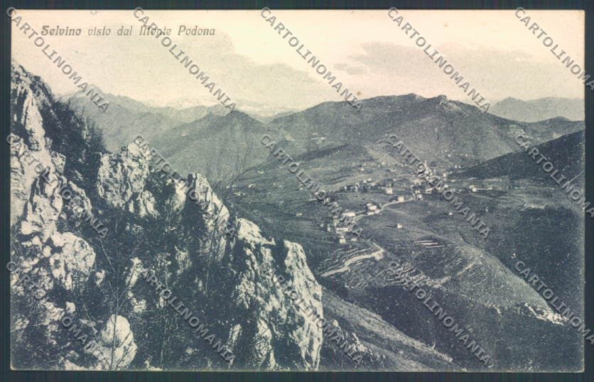 Bergamo Selvino cartolina LQ4174 – fronte