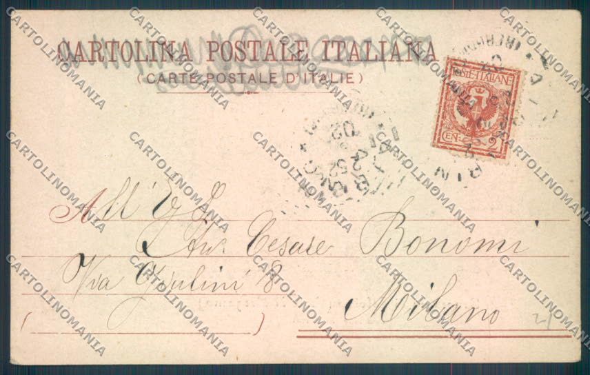 Bergamo Selvino cartolina LQ4178 – retro