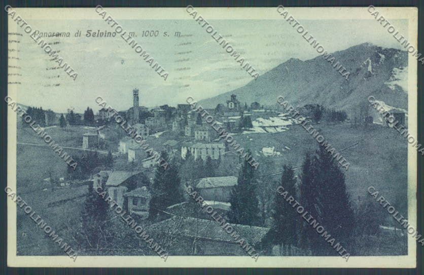 Bergamo Selvino cartolina LQ4179 – fronte