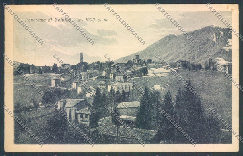 Bergamo Selvino cartolina LQ4181 – fronte