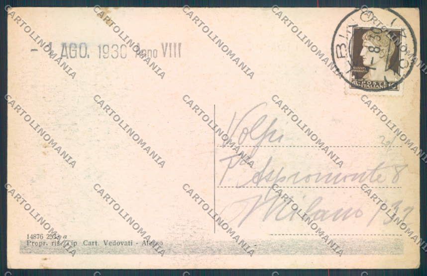 Bergamo Selvino cartolina LQ4181 – retro