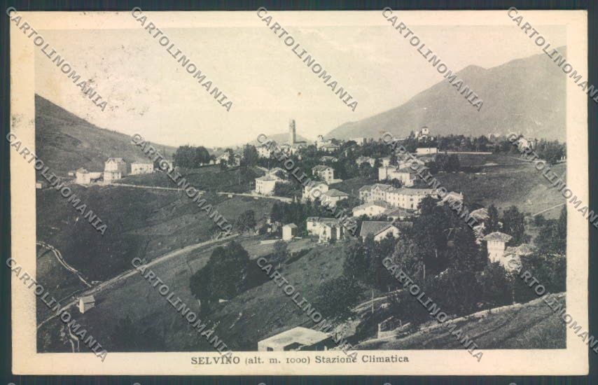 Bergamo Selvino cartolina LQ4186 – fronte