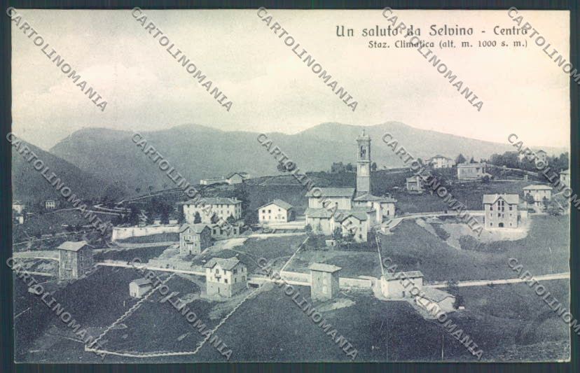 Bergamo Selvino Saluti da cartolina LQ4193 – fronte