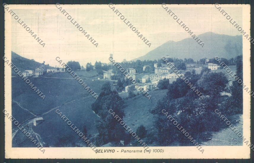 Bergamo Selvino PIEGA cartolina LQ4195 – fronte