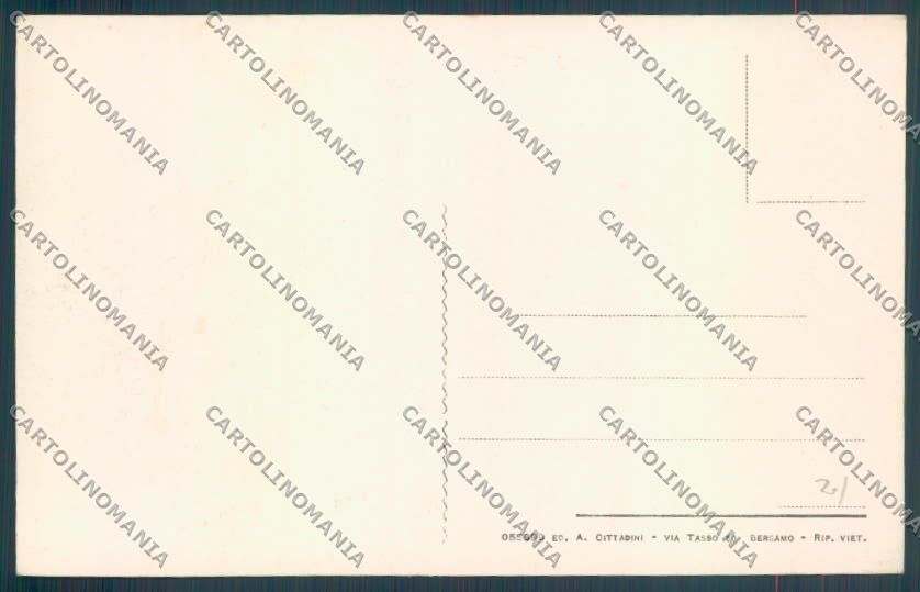 Bergamo Selvino cartolina LQ4197 – retro