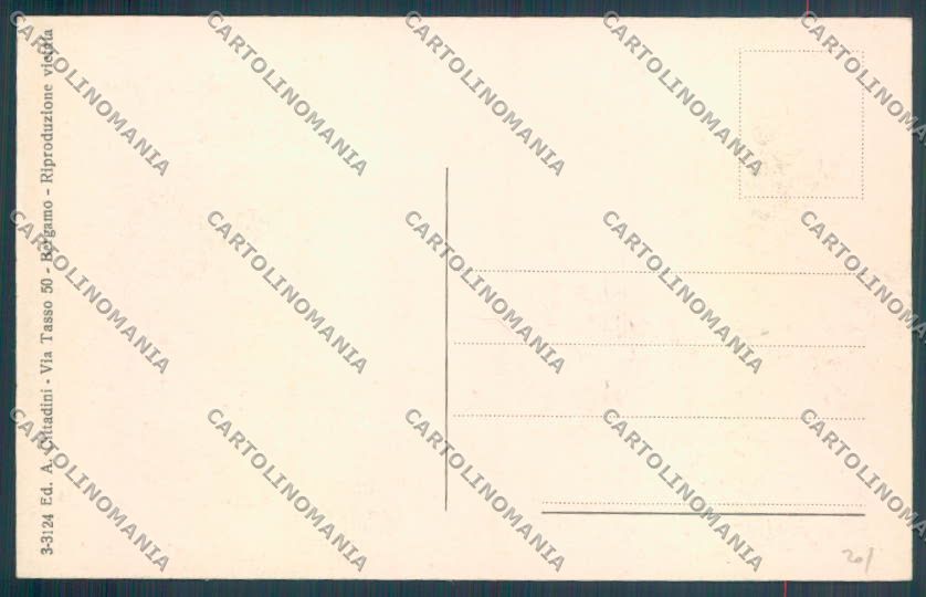 Bergamo Selvino cartolina LQ4199 – retro