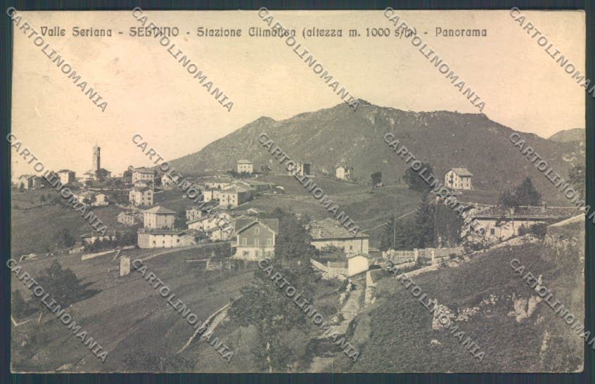 Bergamo Selvino cartolina LQ4211 – fronte
