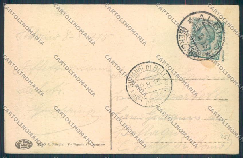 Bergamo Selvino cartolina LQ4211 – retro