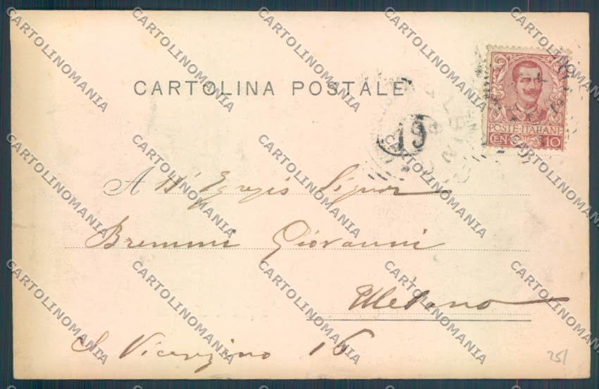 Bergamo Selvino STRAPPINI cartolina LQ4212 – retro