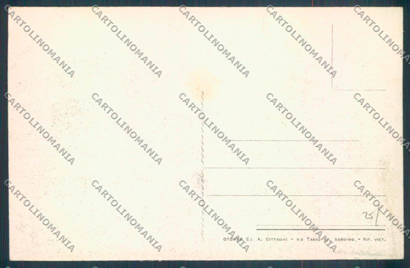 Bergamo Selvino cartolina LQ4214 – retro