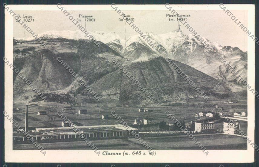 Bergamo Clusone cartolina LQ4231 – fronte