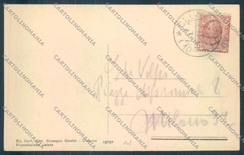 Bergamo Clusone cartolina LQ4237 – retro