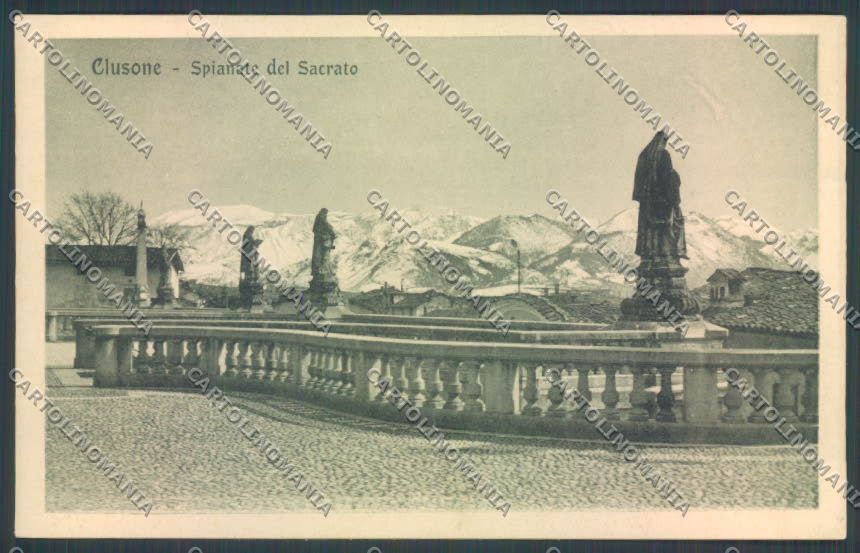 Bergamo Clusone cartolina LQ4250 – fronte