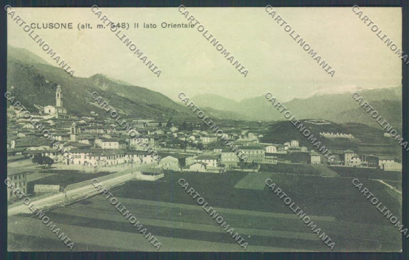 Bergamo Clusone cartolina LQ4254 – fronte