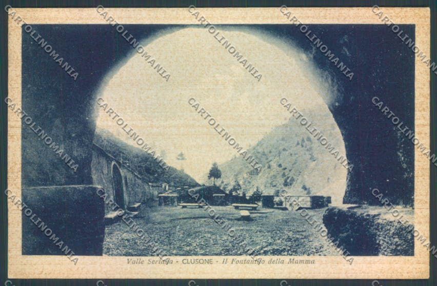 Bergamo Clusone cartolina LQ4268 – fronte
