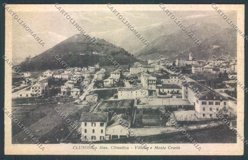 Bergamo Clusone cartolina LQ4270 – fronte