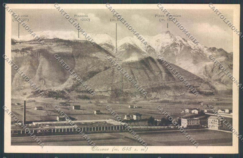 Bergamo Clusone cartolina LQ4272 – fronte