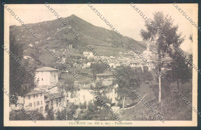 Bergamo Clusone cartolina LQ4273 – fronte