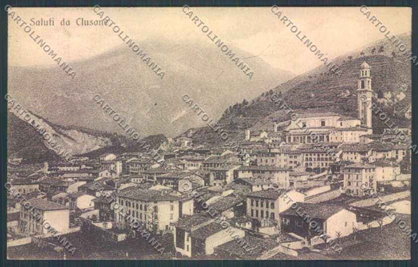Bergamo Clusone Saluti da cartolina LQ4277 – fronte