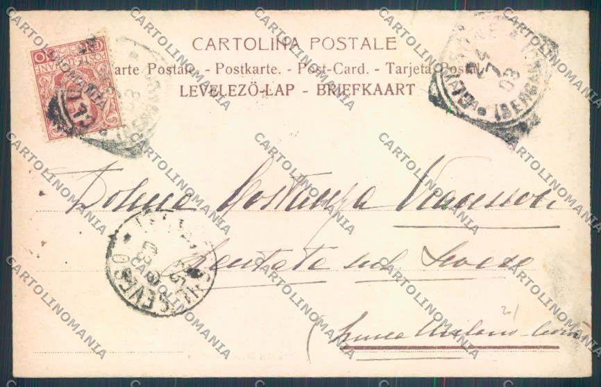Bergamo Clusone STRAPPINO cartolina LQ4283 – retro