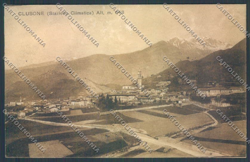 Bergamo Clusone ABRASA cartolina LQ4287 – fronte