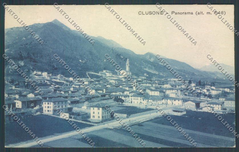 Bergamo Clusone cartolina LQ4288 – fronte