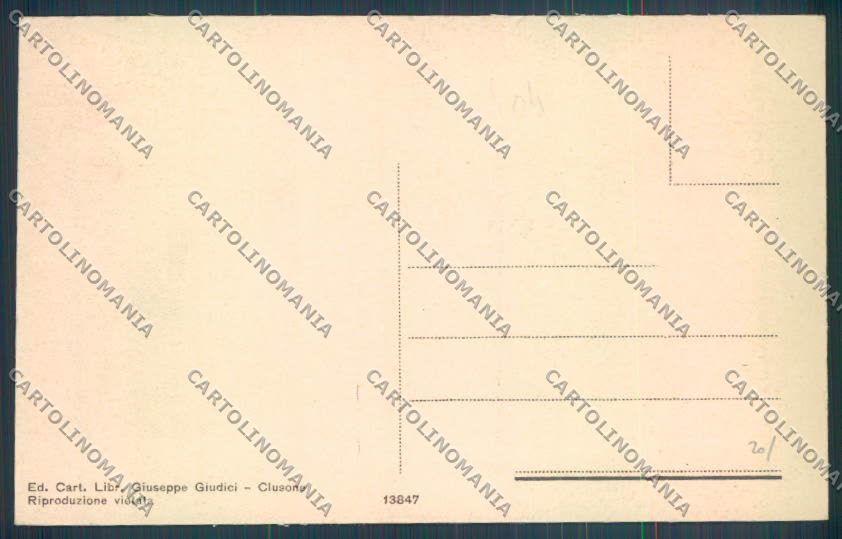 Bergamo Clusone cartolina LQ4288 – retro