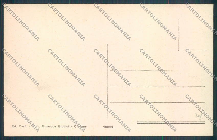 Bergamo Clusone cartolina LQ4290 – retro
