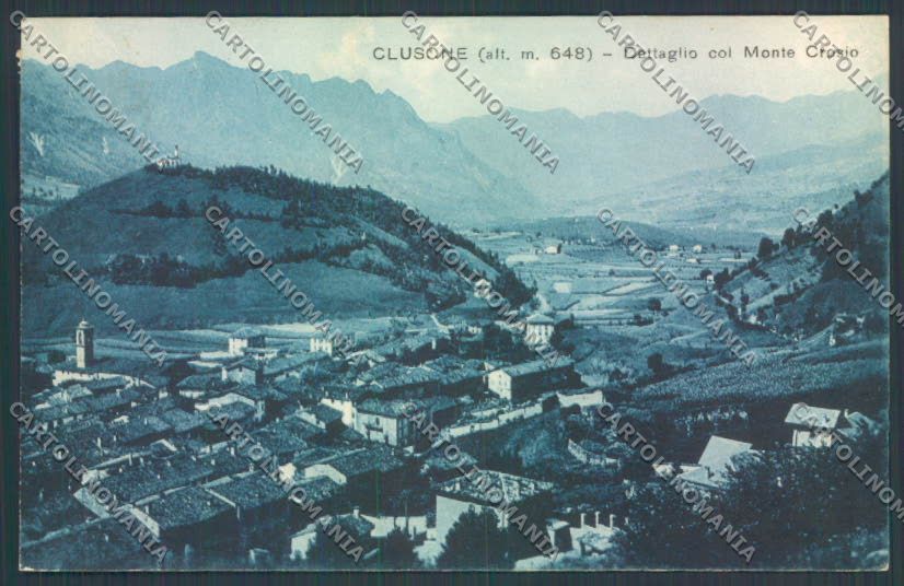 Bergamo Clusone cartolina LQ4302 – fronte