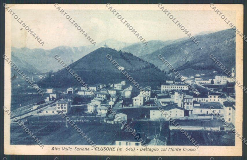 Bergamo Clusone cartolina LQ4303 – fronte