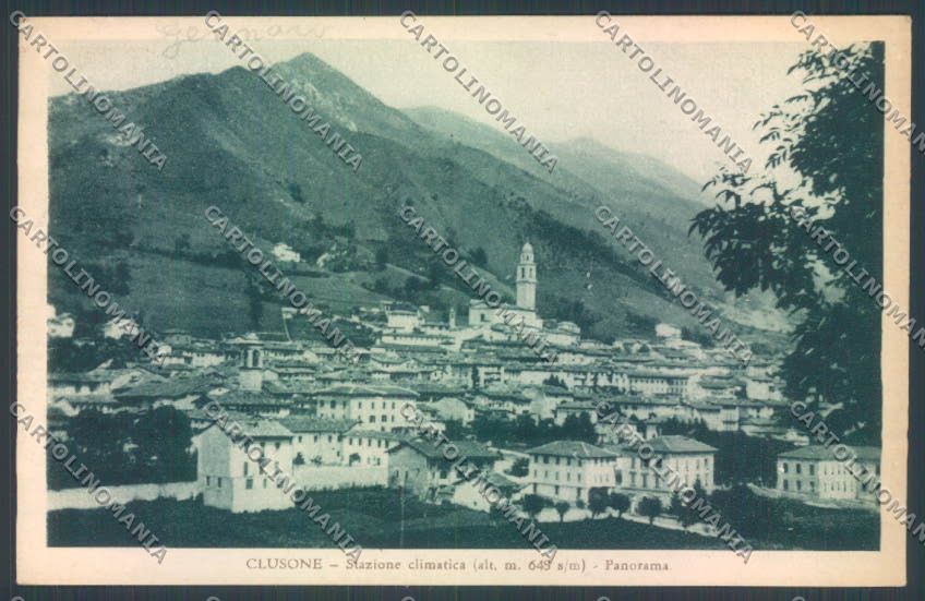 Bergamo Clusone cartolina LQ4306 – fronte
