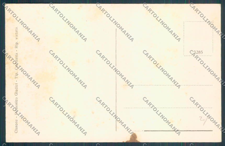 Bergamo Clusone Ospedale cartolina LQ4310 – retro