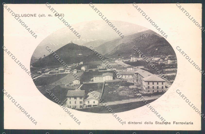 Bergamo Clusone cartolina LQ4312 – fronte