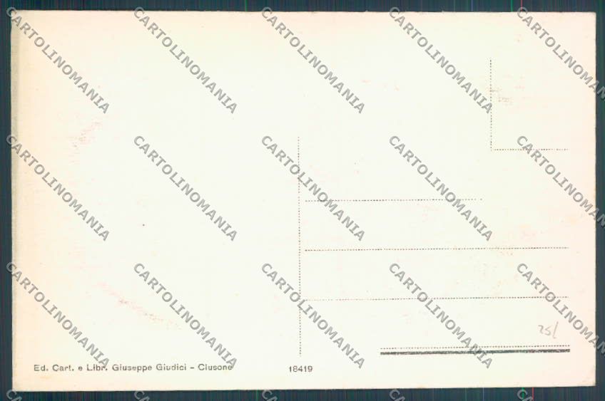 Bergamo Clusone cartolina LQ4312 – retro