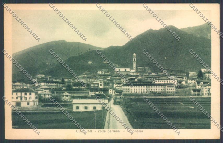 Bergamo Clusone cartolina LQ4313 – fronte