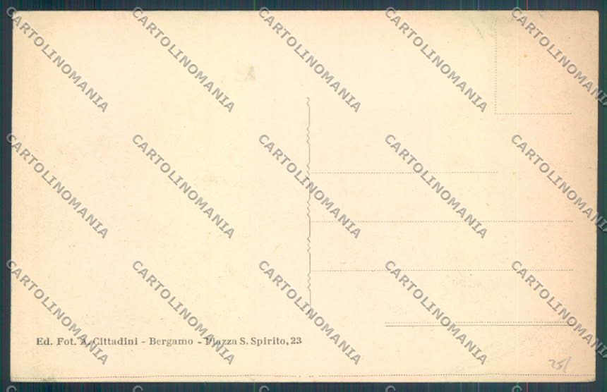 Bergamo Clusone cartolina LQ4313 – retro