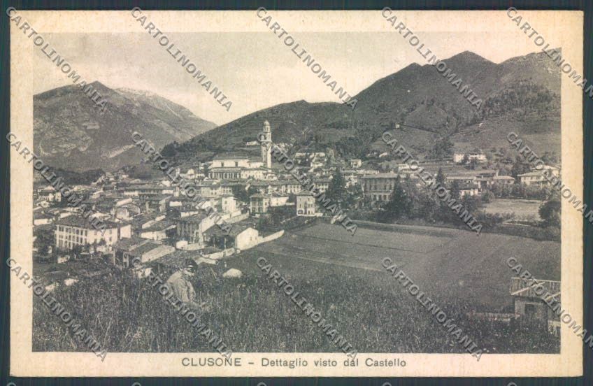 Bergamo Clusone cartolina LQ4320 – fronte