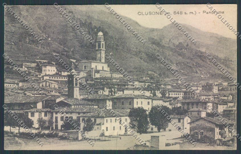Bergamo Clusone cartolina LQ4322 – fronte