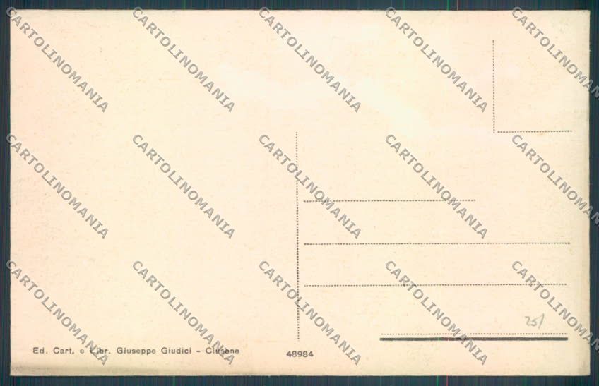 Bergamo Clusone cartolina LQ4322 – retro