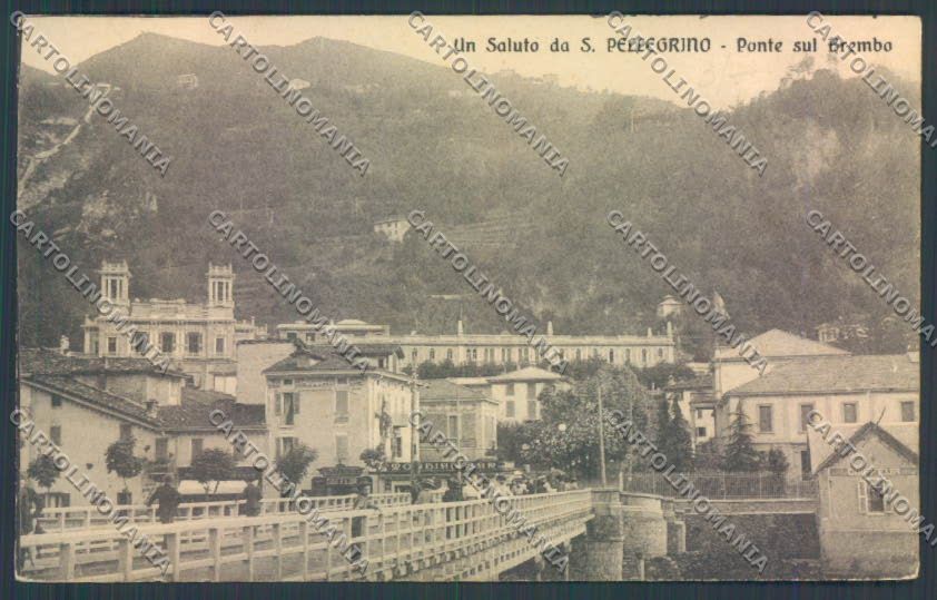 Bergamo San Pellegrino Saluti da cartolina LQ4336 – fronte